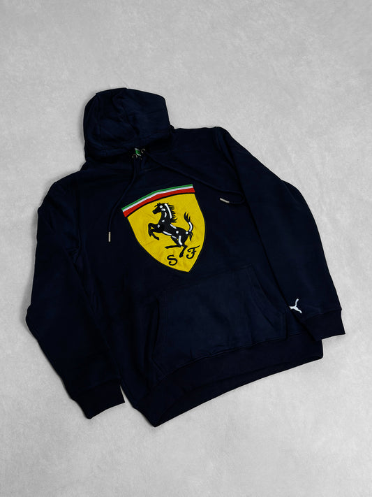 FERRARI AZUL OSCURO LOGO CENTRO