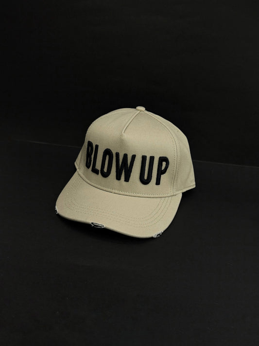 BLOWUP BEIGE LETRA NEGRA