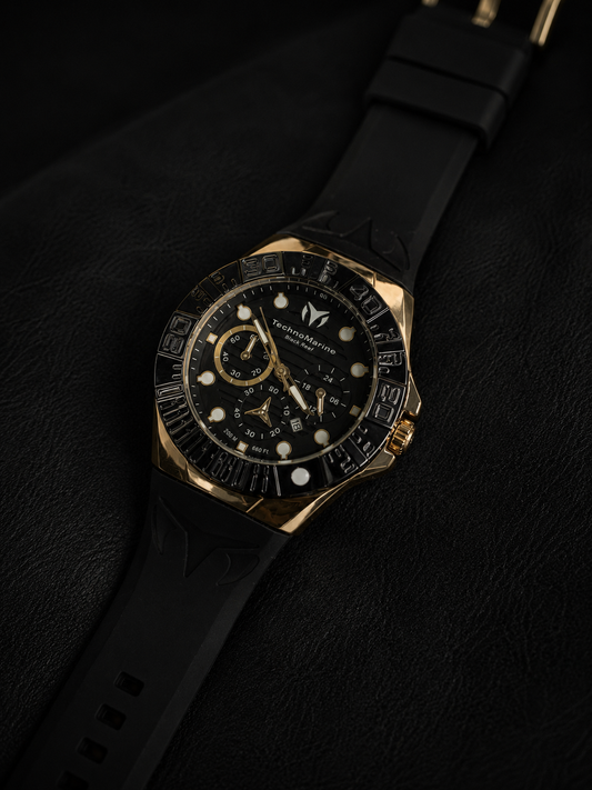 TECHNOMARINE NEGRO/DORADO