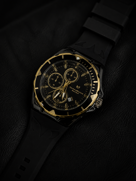 TECHNOMARINE NEGRO/DORADO
