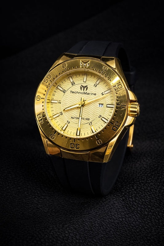 TECHNOMARINE NEGRO DORADO