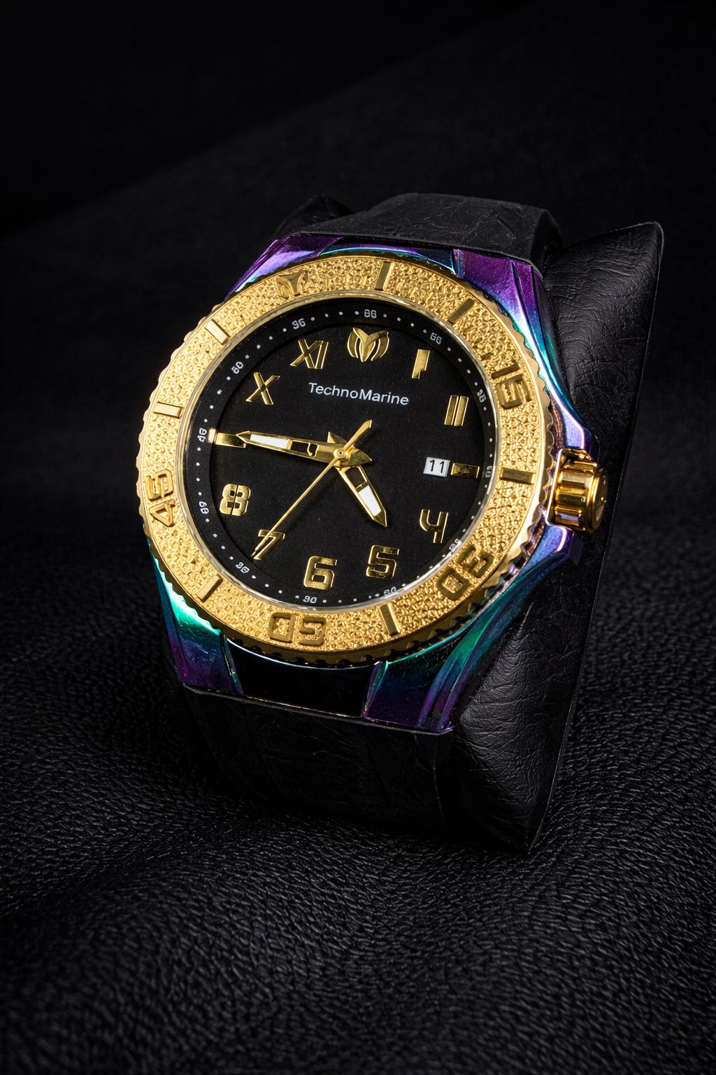 TECHNOMARINE NEGRO CROMADO