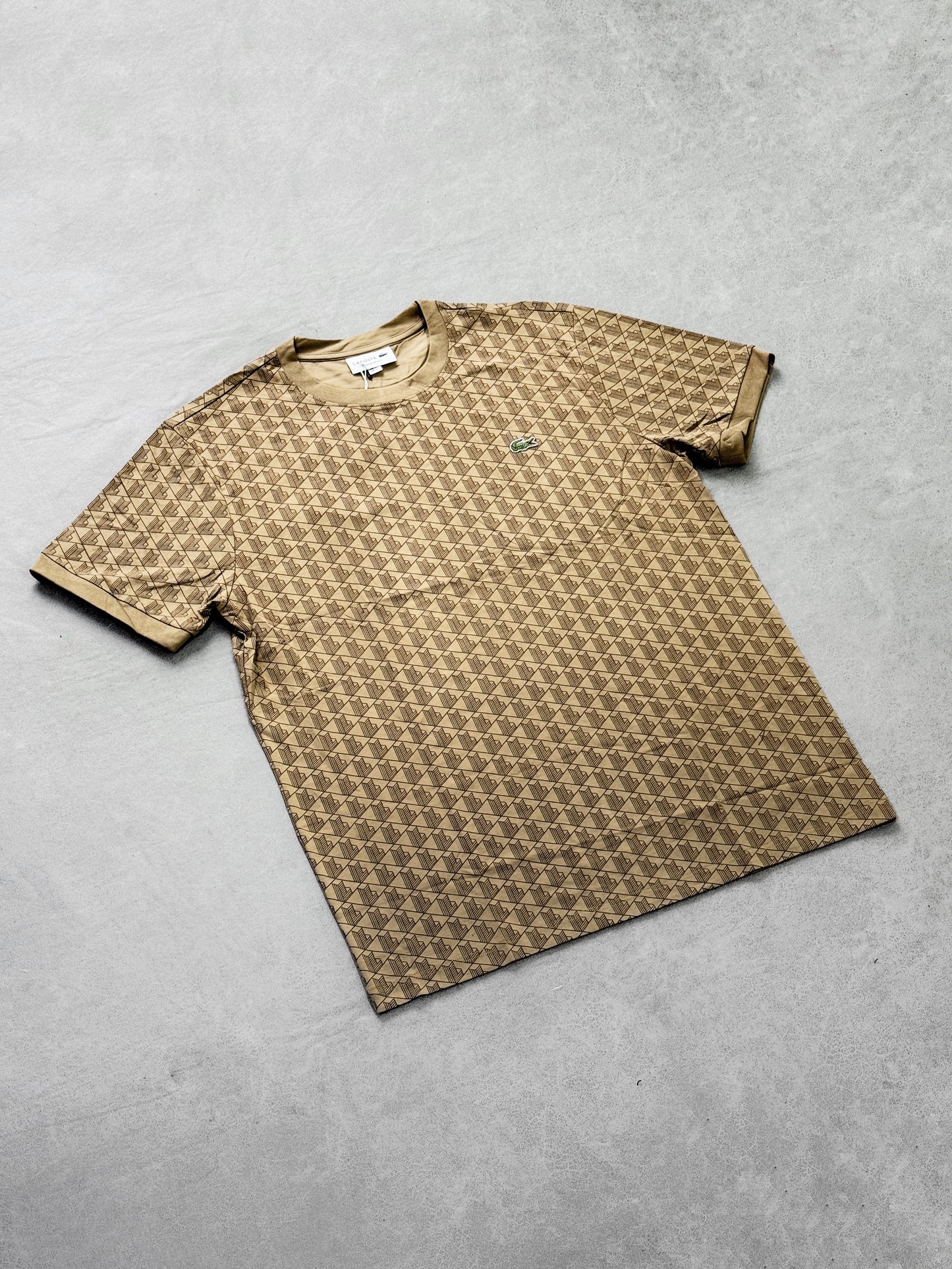 LACOSTE BEIGE MONOGRAMA